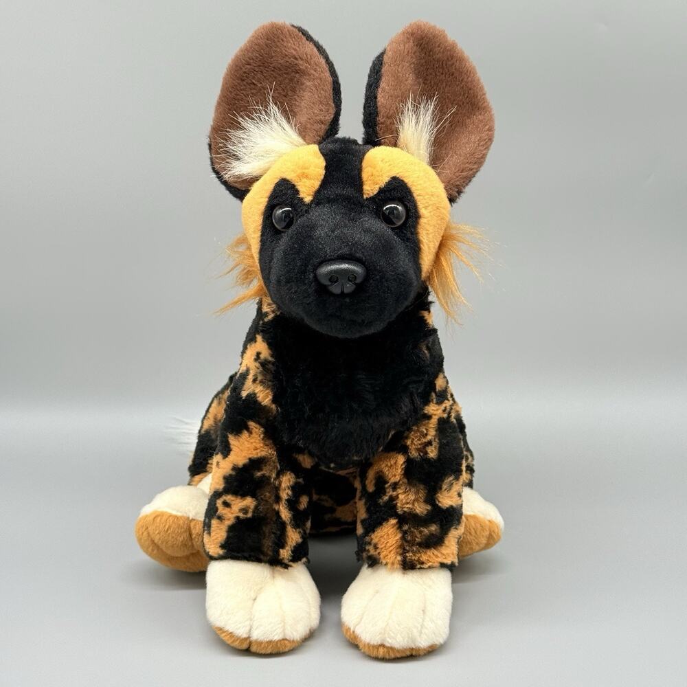Wild Republic Cuddlekins African Wild Dog 13" Soft Plush Stuffed Animal